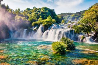 Krka Waterfalls Wanderers Day Tour by Gray Line From Split or Trogir