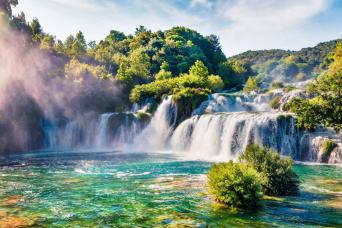 Split: Trogir and Krka National Park Guided Day Trip